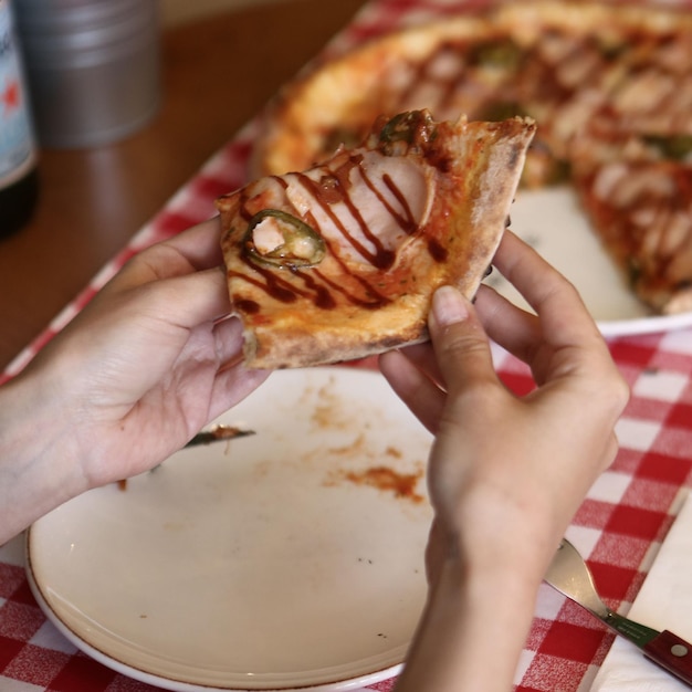 Köstliche Mischung Pizza italienisches Essen