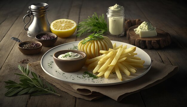 Köstliche Pommes Frites knusprig und goldbraun