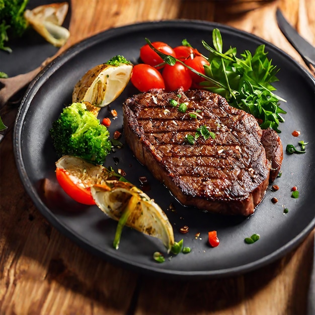 Köstliche Steak-Foto-Food-Fotografie