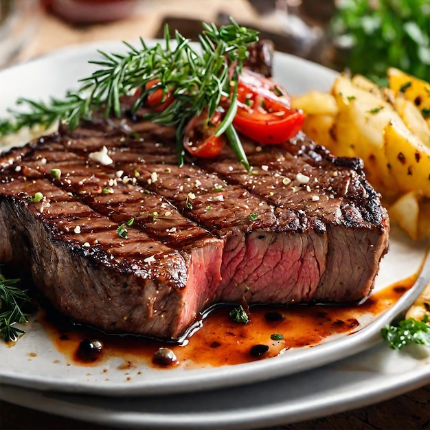 Köstliche Steak-Foto-Food-Fotografie