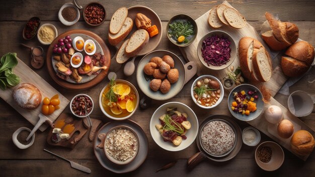 Köstliche Zutaten für ein schönes Abendessen