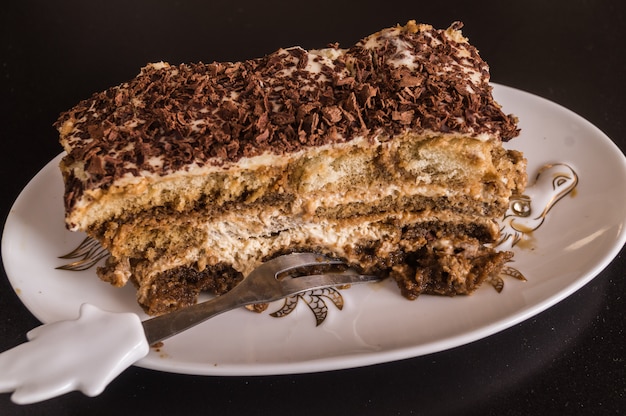 köstlicher hausgemachter Kuchen Tiramisu