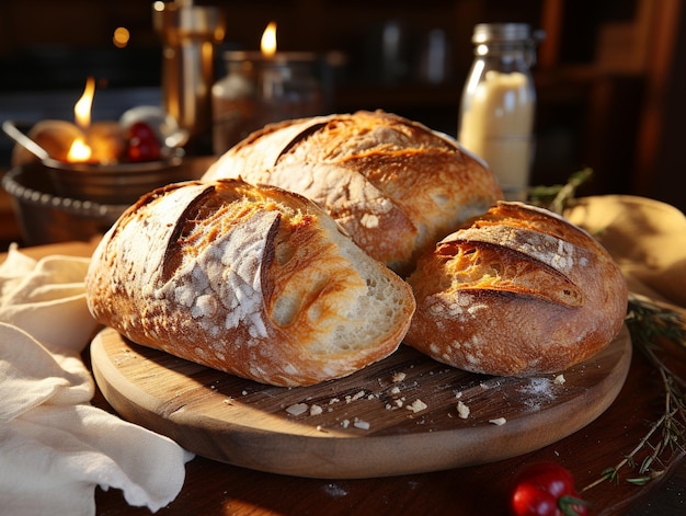 Köstliches Backbrotfoto