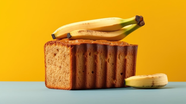 Foto köstliches bananenbrot