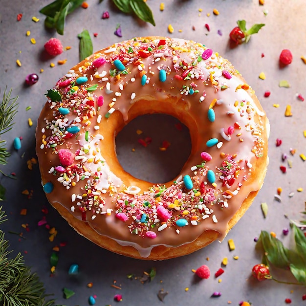 Köstliches Donut-Foto