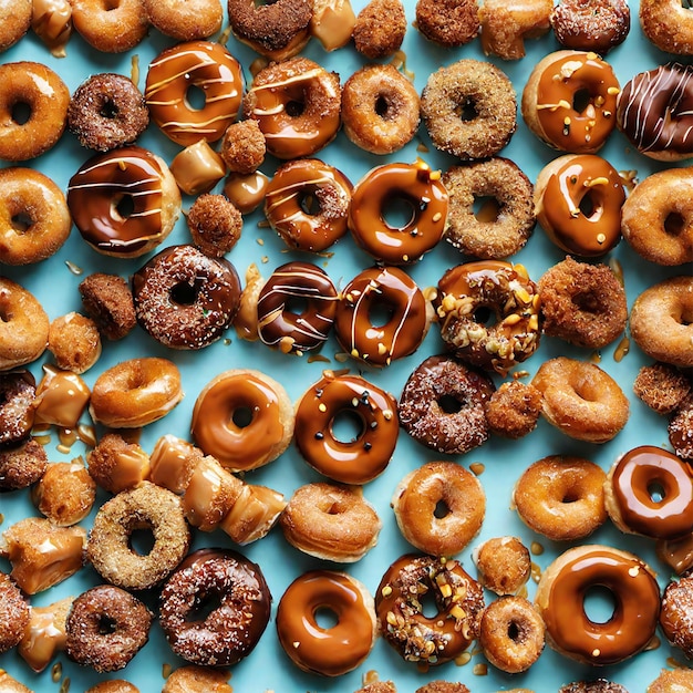 Köstliches Donut-Foto