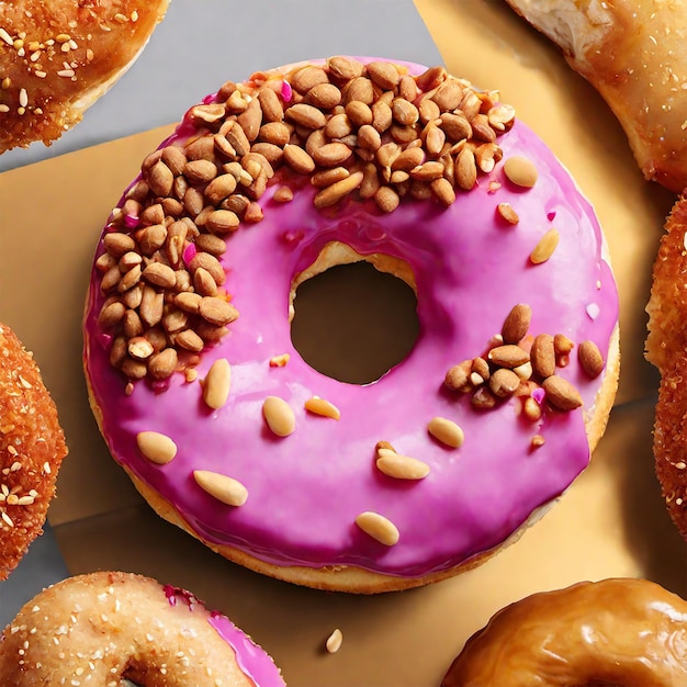 Köstliches Donut-Foto