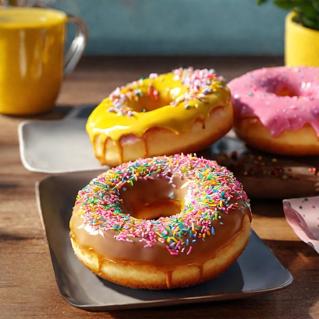 Köstliches Donut-Foto