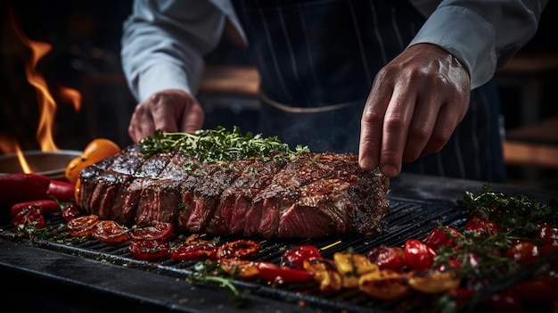 Köstliches Fleischsteak