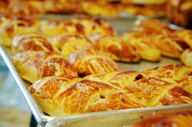 Köstliches herzhaftes Gebäck für den Frühstückssnack