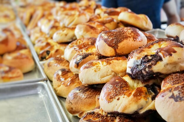 Köstliches herzhaftes Gebäck für den Frühstückssnack