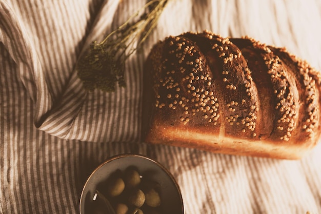 köstliches naturästhetisch gebackenes Brot