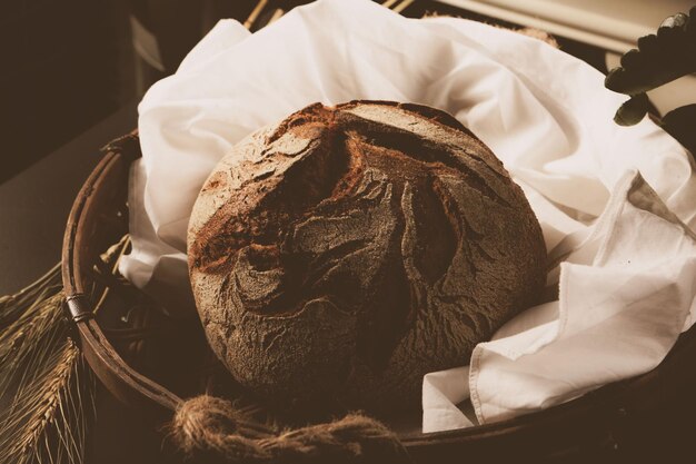 köstliches naturästhetisch gebackenes Brot