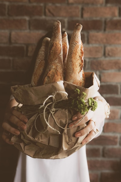 köstliches naturästhetisch gebackenes Brot