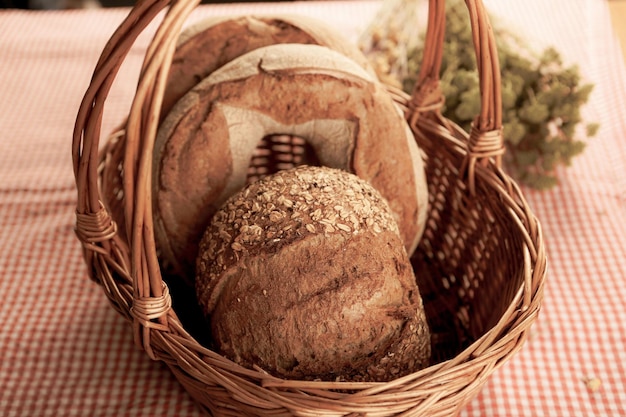 köstliches naturästhetisch gebackenes Brot