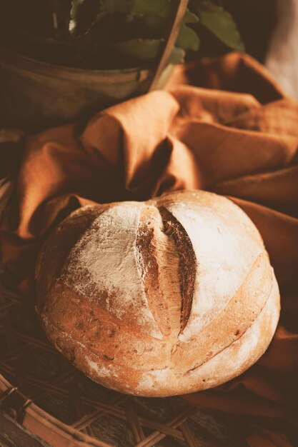 köstliches naturästhetisch gebackenes Brot