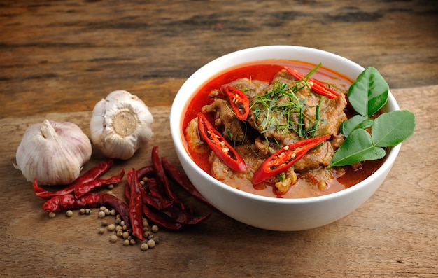 Köstliches thailändisches Panang-Curry