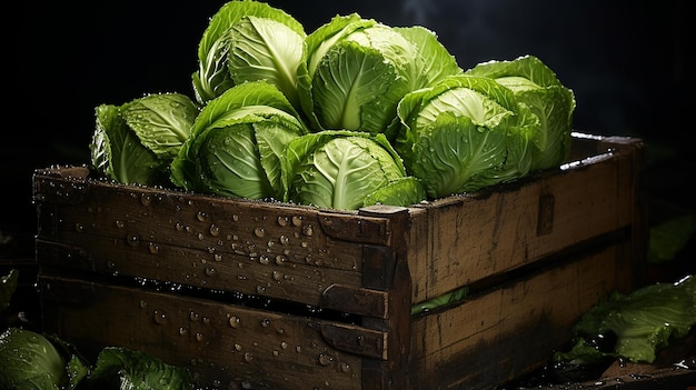 Kohl auf der Schachtel sieht sehr frisch aus