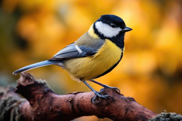 Kohlmeisenvogel in freier Wildbahn