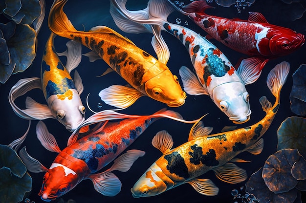 Koi-Fisch-Hintergrundbilder, die genau zu Ihnen passen