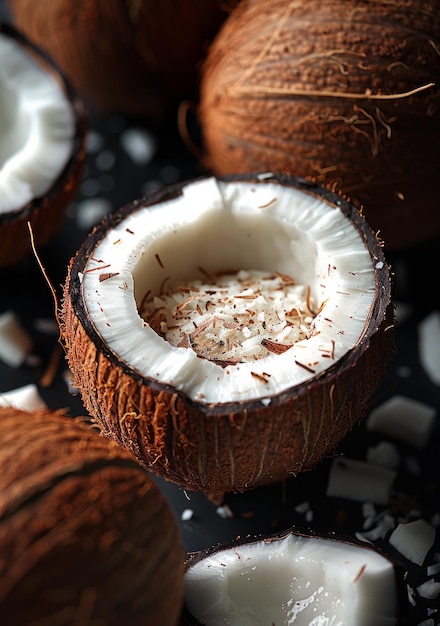 Kokosnüsse sind eine großartige Quelle für gesunde Fette