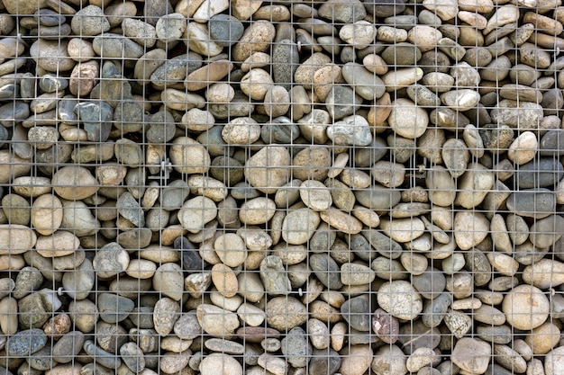Kollektion Hintergründe - Die dekorative Steinmauer aus Meereskieseln