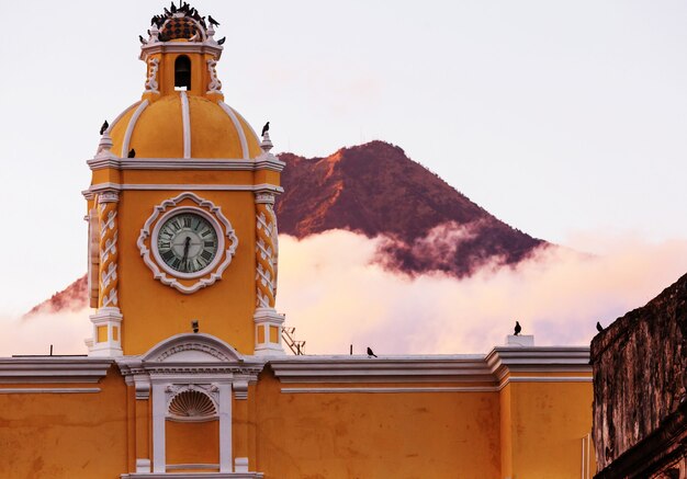 Kolonialarchitektur in der alten Stadt Antigua Guatemala, Mittelamerika, Guatemala