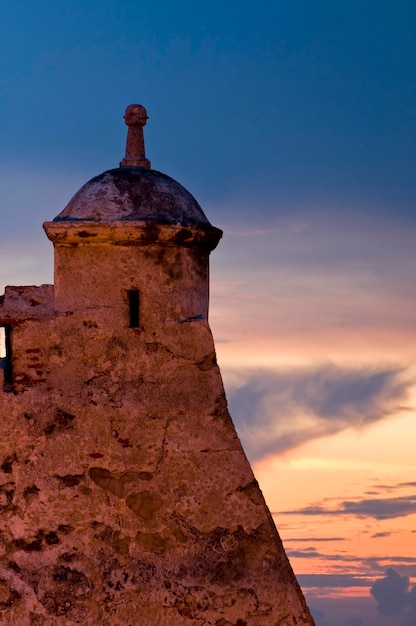 Koloniale Stadtmauer Bollwerk von Santa Catalina Cartagena de Indias Abteilung Bolivar Kolumbien