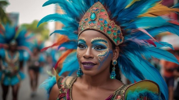 Kolumbianische Festlichkeiten durch die Augen der Fantasie Fesselnde magische und lebendige Fotografien