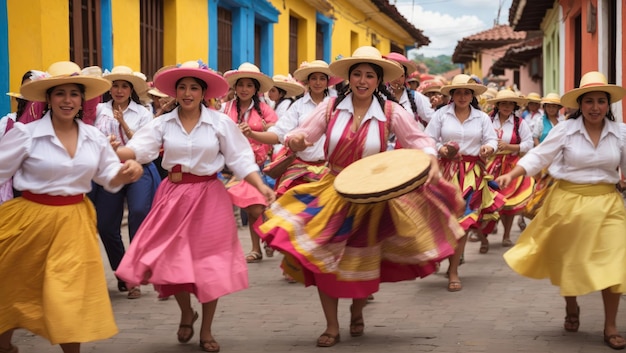 Kolumbianischer Wandteppich Eine Feier der kulturellen Vielfalt und des Erbes