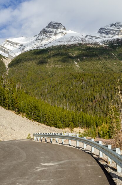 Kolumbien icefield Landstraße durch Jasper National Park, Alberta, Kanada