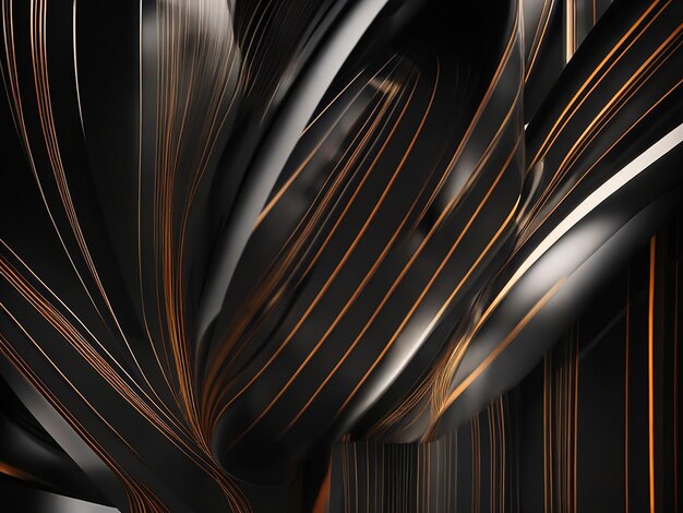 Foto kombination aus digitalen linien und in dunklen tönen abstrakten mustern
