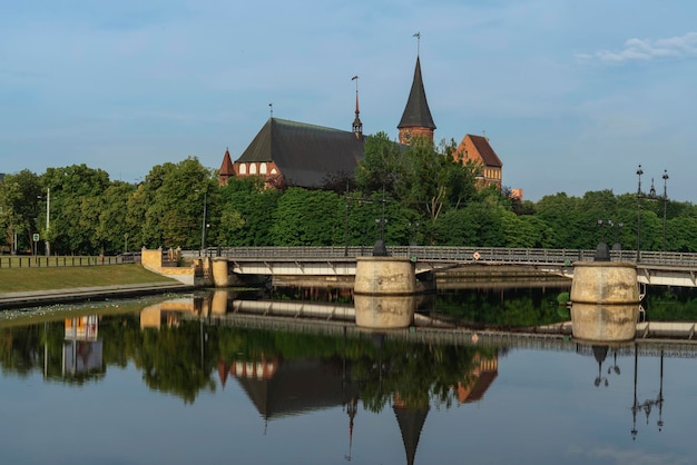 Koningberg-Kathedrale auf der Immanuel-Kant-Insel Kaliningrad Russland