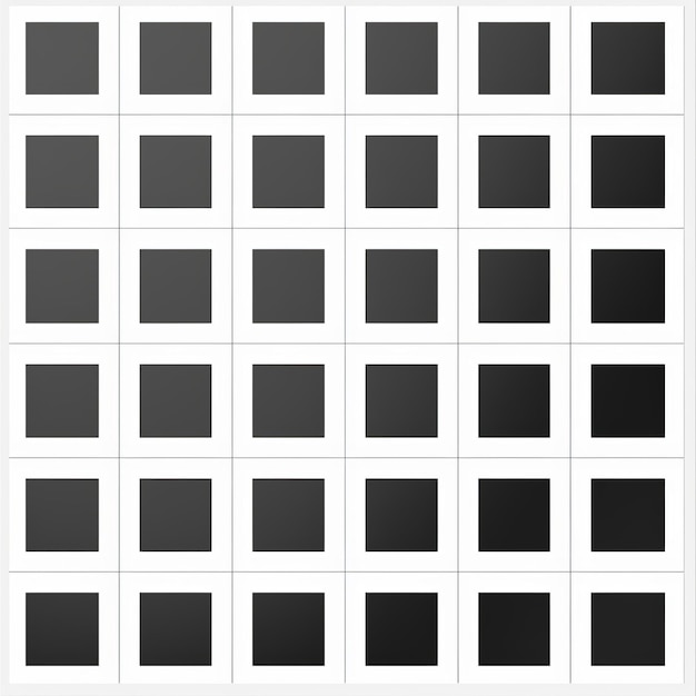 Kontrastierende schwarz-weiße Quadrate in einer kontrollierten Farbpalette