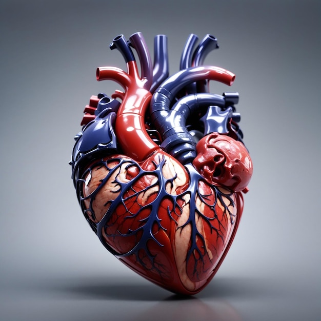 Kontrastreiches menschliches Organ Herz