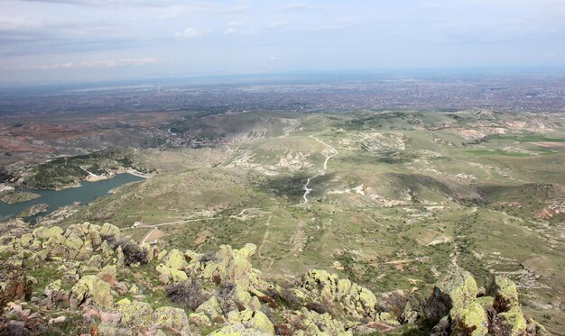 Konya-Stadt und Sille-Staudamm