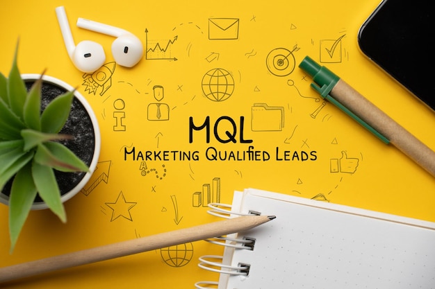 Konzept Business Marketing Akronym MQL oder Marketing Qualified Leads