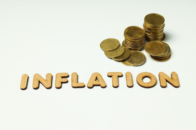 Konzept der finanzwirtschaftlichen Probleme und der Inflation