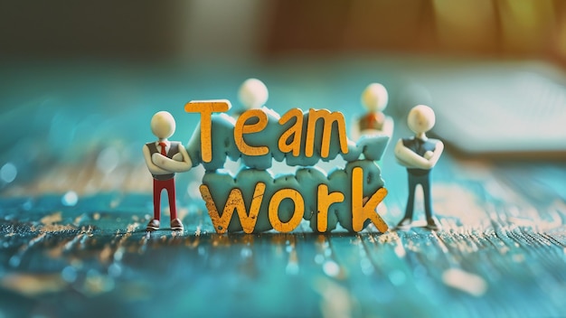 Konzept der geschäftlichen Teamarbeit