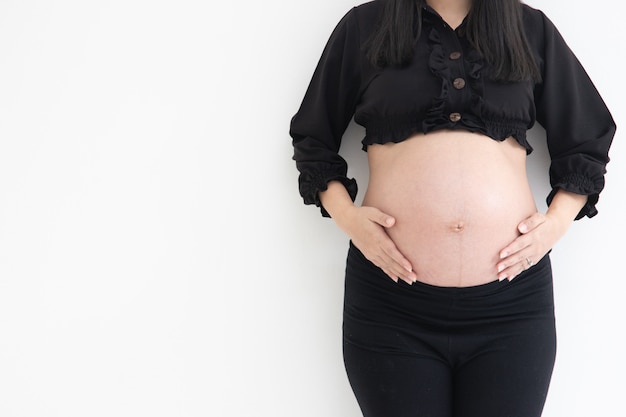 Foto konzept der gesundheitsschwangerschaft