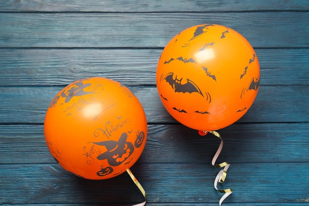 Konzept der halloween-stimmung halloween-stimmungsballons