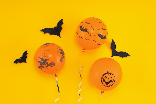 Konzept der Halloween-Stimmung Halloween-Stimmungsballons