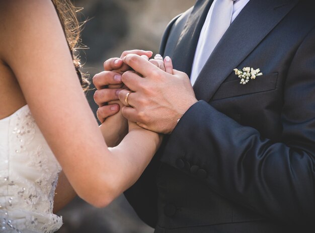 Konzept der Hochzeit und Beziehung.