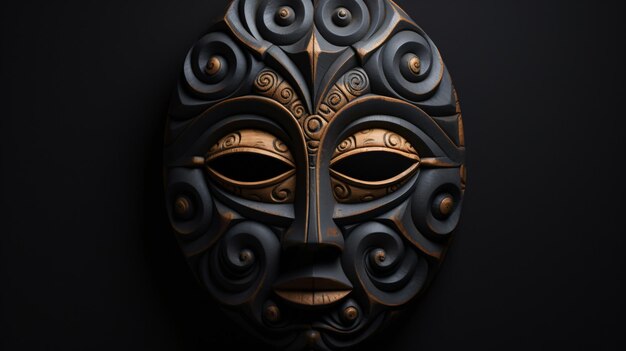 Konzept der mystischen Maske oder des Gesichts