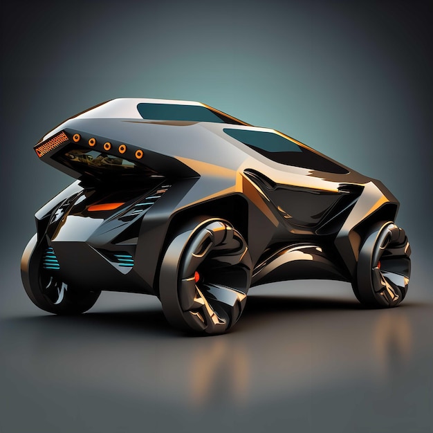 Konzept der zukünftigen SUV-Designkunst