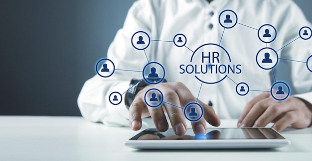 Konzept des HR Solutions Human Resources Business