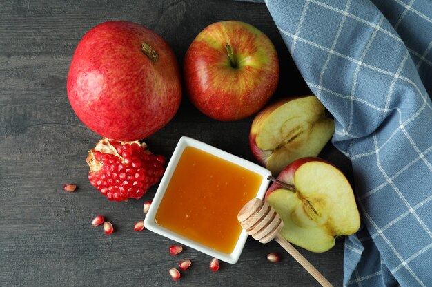 Foto konzept des jüdischen neujahrs rosh hashanah