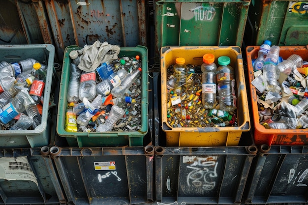 Konzept für die Sortierung von Abfällen und Müll