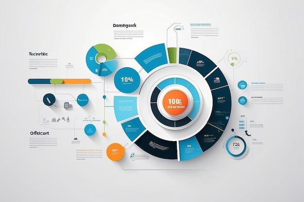 Konzept für geschäftliche Informationen und Infografiken