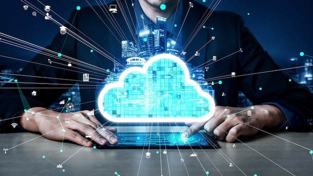 Konzeptionelle Cloud-Computing- und Datenspeichertechnologie für zukünftige Innovationen